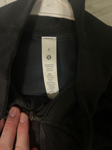 Lululemon Define Cropped Jacket Nulu Black Size 6 - $56 - From