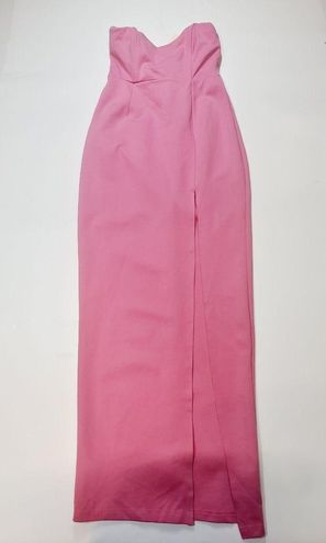 superdown Ryleigh Strapless Maxi Dress in Pink