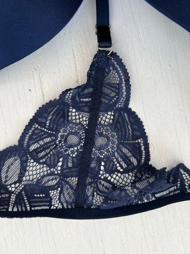 Aerie Brooke Lace Padded Push Up Bra 36A Blue Size 36 A - $19 (67% Off  Retail) - From Sophie