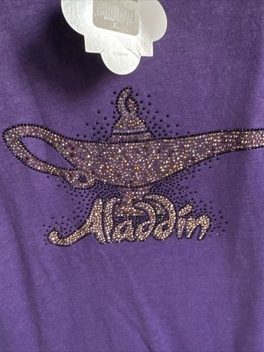 Aladdin the Broadway Musical - Ladies Rhinestud T-Shirt