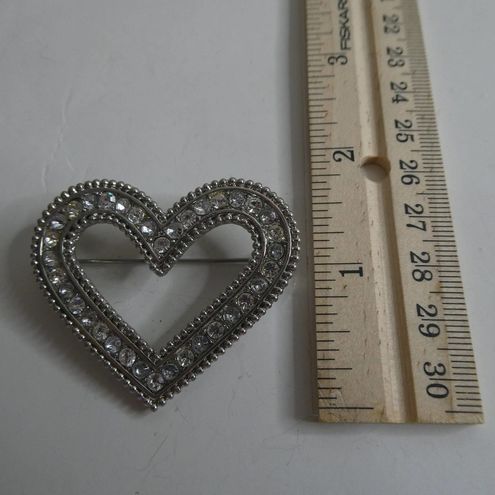 Rhinestone Heart Outline