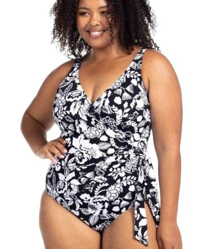 One Piece Artesands Plus Size Cantata Forte Hayes D-DD Cup Swimsuit Black  20 NWT - $57 New With Tags - From Kari