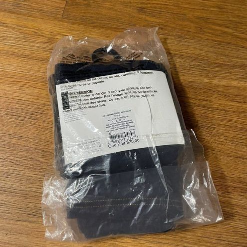 Hue Studio Jeans Mid Rise Leggings Dark Denim Size Large - $25 New