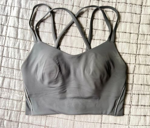 Lululemon Like A Cloud ☁️ Longline Bra Gray Size 2 - $68 New With Tags -  From PrelovedbyJazi