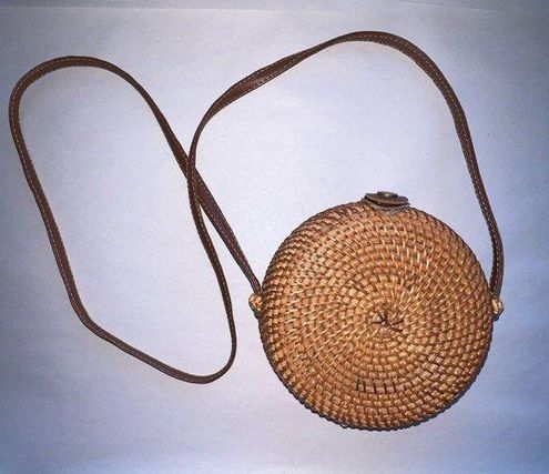 Wicker canteen store bag