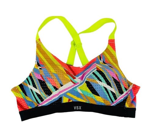 Victoria's Secret Sport Multicolor Wire Free Sports Bra 32D Size undefined  - $30 - From W