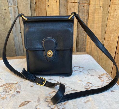 Vintage Coach Original Black Murphy Shoulder Crossbody Bag 