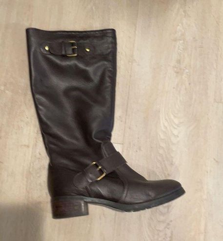 Victoria's Secret Colin Stuart dark brown leather boots Size 7.5 - $27 (80%  Off Retail) - From Cat
