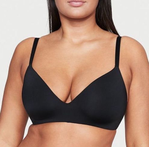 Victoria's Secret The T-Shirt Lightly Lined Wireless Bra Lace Black 34DD