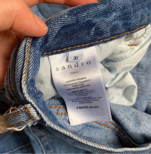 forvisning Ondartet pakke Sandro Paris Jean Blue Size 26 - $37 (69% Off Retail) - From Zoe