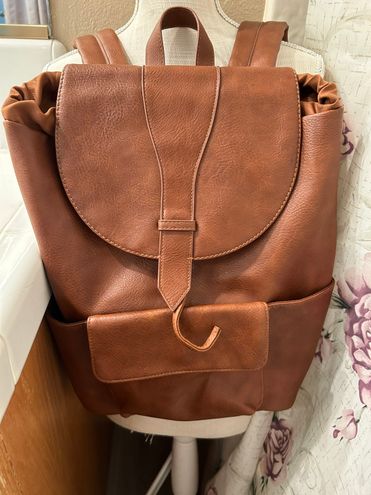 Universal Thread Flap Closure Backpack - Brown  