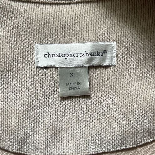 Christopher & Banks Christopher Banks Corduroy zip up jacket. Size