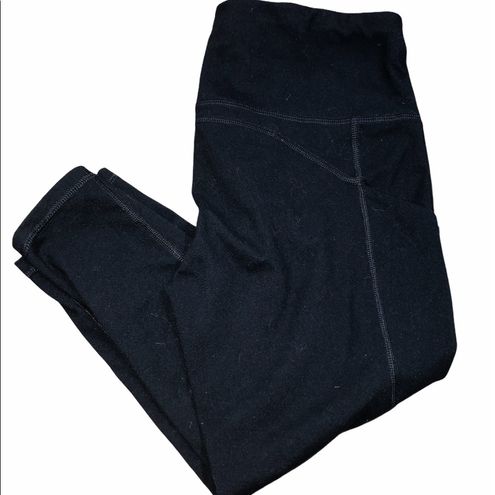 TQD size large black cropped athletic leggings - $18 - From Melinda