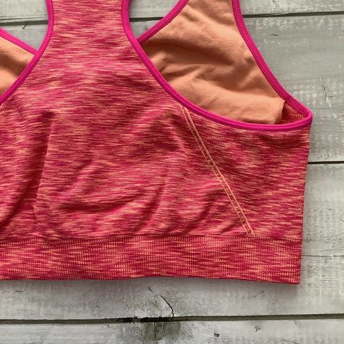 Avia Women's Size XXXL 3XL Sports Bra Racerback Zip Front Pink Orange  Activewear - $13 - From Deana