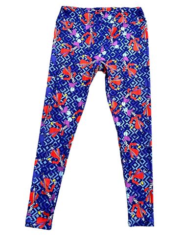 LuLaRoe NEW Women' Plus Size Tall & Curvy Disney Villains Captain Hook  Leggings Blue - $27 - From Tanya