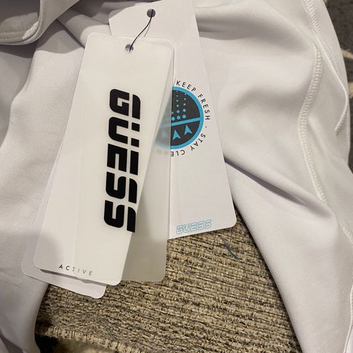 Guess Logo tape microfibre leggings White - $29 New With Tags - From jello