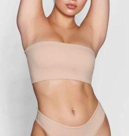 SKIMS Fits Everybody Bandeau S NWT Tan - $23 (36% Off Retail) New With Tags  - From Ali