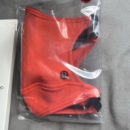 Lululemon Ear Loop Face Mask NWT in Box (Unused/Unopened) *BRAND NEW* Coral  Red - $7 (50% Off Retail) New With Tags - From LiftUp
