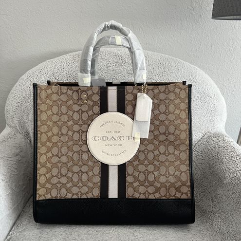 Coach Dempsey 40 Tote Bag - Denim Multi