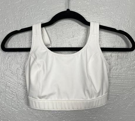 Title Nine Women 32D Solid White Tech Athena Sports Bra Striped Wireless  Size M - $40 - From Amy