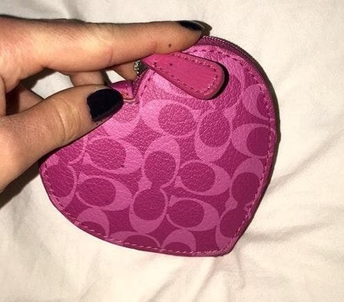 Coach Pink Heart Coin Purse - $10 - From Ada