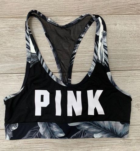 Victoria's Secret PINK by Victoria Secret sport bra grey/black Gray