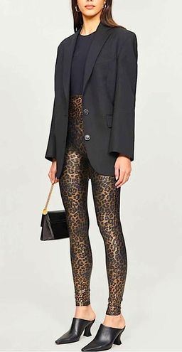 Spanx Faux Leather Leopard Leggings Size M - $65 - From Jenn