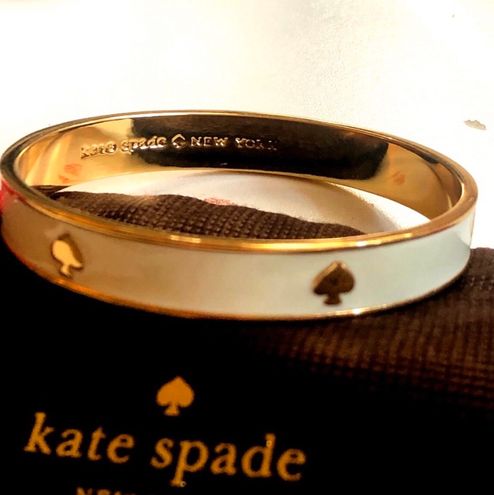 Kate Spade Gold Plated “Ace of Spades” Bangle Bracelet - $22 (62% Off  Retail) New With Tags - From Pretty Girl Swag