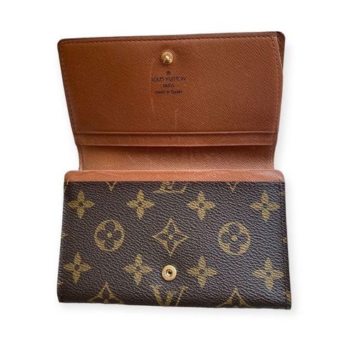 Louis Vuitton Monogram Porte Monnaie Tresor Wallet