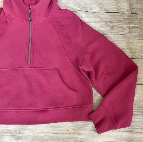 lululemon scuba half zip pink lychee - Sweaters