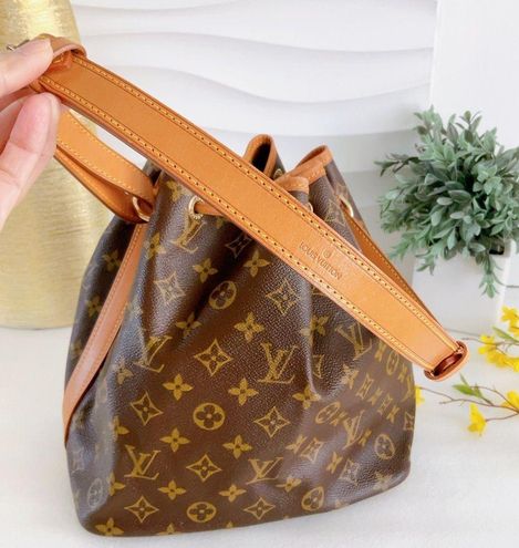 Louis Vuitton BEAUTIFUL ❤️ Authentic LV Noe Petit Drawstring Bucket  Shoulder Bag Monog… - $1367 - From Uta
