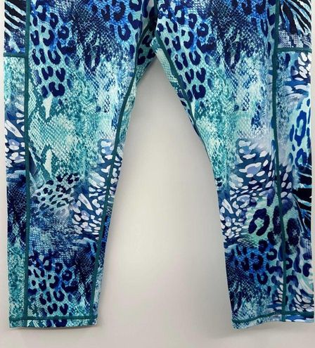 Constantly Varied Gear CVG Wild Thing Blue Capri Crossfit Leggings