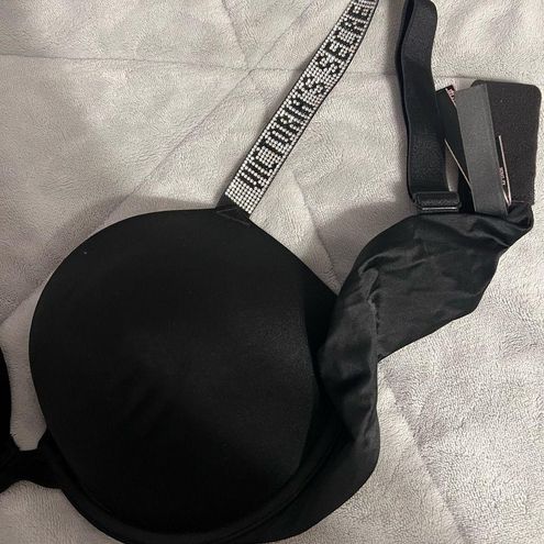 Victoria's Secret VS Shine Strap Push Up Bra Black Size undefined