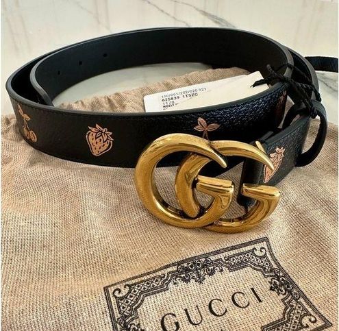 Gucci GG Logo Belt Cherry - $515 New With Tags - From Lux