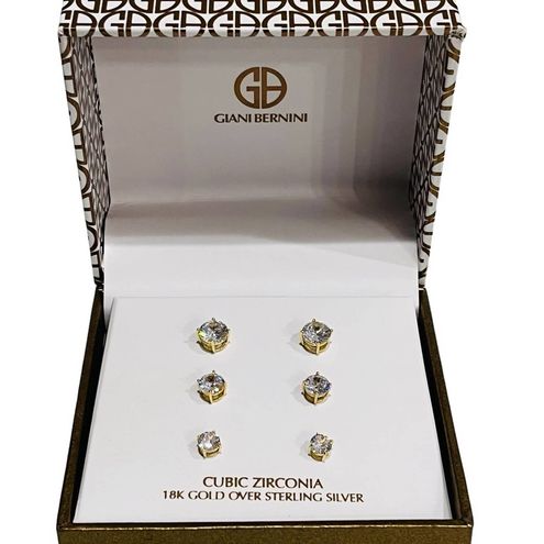 Giani Bernini Cubic Zirconia Stud Earring Set