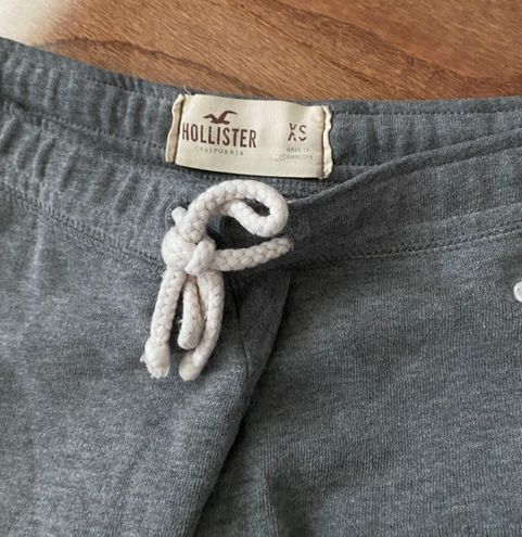 Hollister drawstring grey sweatpants Size - Depop