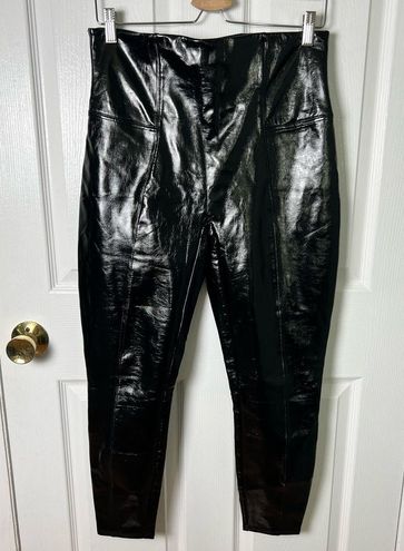 Spanx Faux Patent Leather Leggings XL Petite - $95 - From Lena