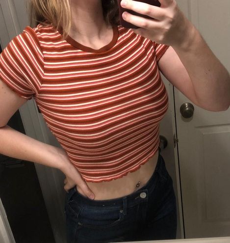 Wild Fable striped crop top