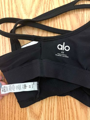Alo Yoga Bra Top Black Size XS - $35 - From Caralie