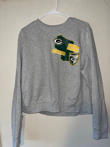 Green Bay Packers Cropped Sweatshirt Size XL - $10 - From Eva