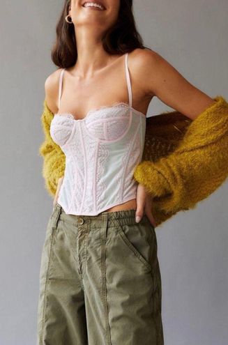 Urban Outfitters Out From Under Modern Love Corset in Sky Multiple - $130  New With Tags - From May