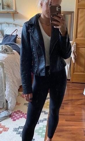 abercrombie and fitch leather jacket