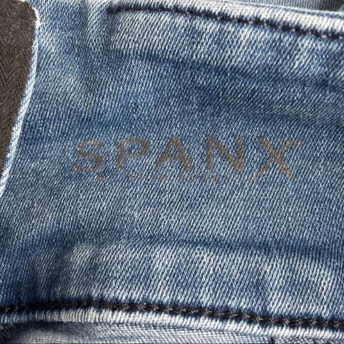 Spanx Signature Waist Ankle Skinny Distressed Jeans Blue Size 26 - $58 -  From Shop