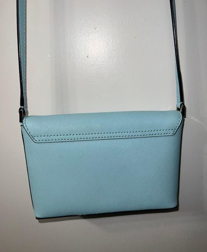 Kate Spade Newbury Lane Sally Leather Crossbody, Blue Hydrangea