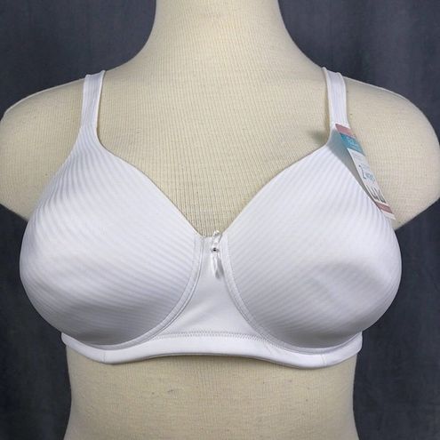 Radiant By Vanity Fair Comfort Wire-Free Bra Color White Straps Convert 2  Ways