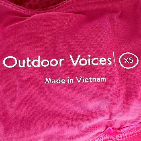 Outdoor Voices Doing Things Bra Sports Bra Paneled Racerback