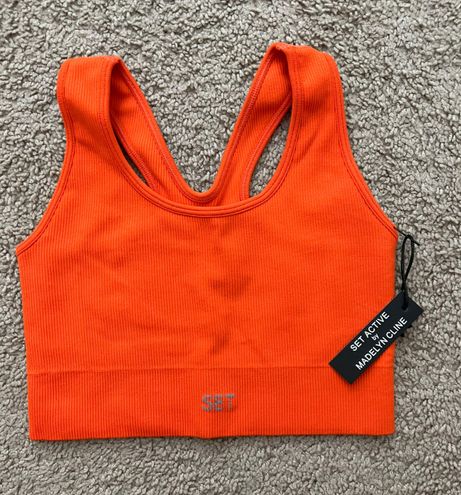 Set Active by MC Maddie Box Bra in Golden Hour XS