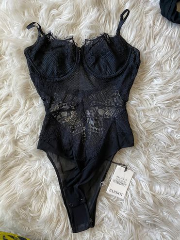 Bardot Nikki Lace Bodysuit in Black