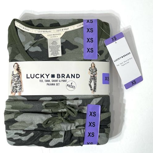 Lucky Brand Ladies 4-Piece Pajama Set Size XS - $28 New With Tags