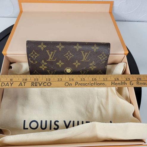 Louis Vuitton Paris Monogram Josephine Wallet Red Rouge Long Trifold  Leather - $328 - From Annette